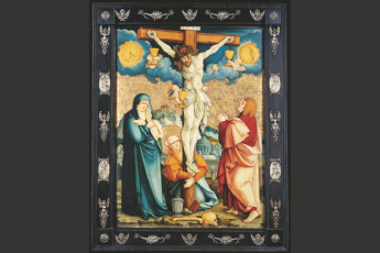 Meister von Meßkirch (Joseph Weiß, Maler aus Balingen?), Die Kreuzigung Christi, um 1530, Sammlung Würth, Inv. 6565 © Archiv Würth