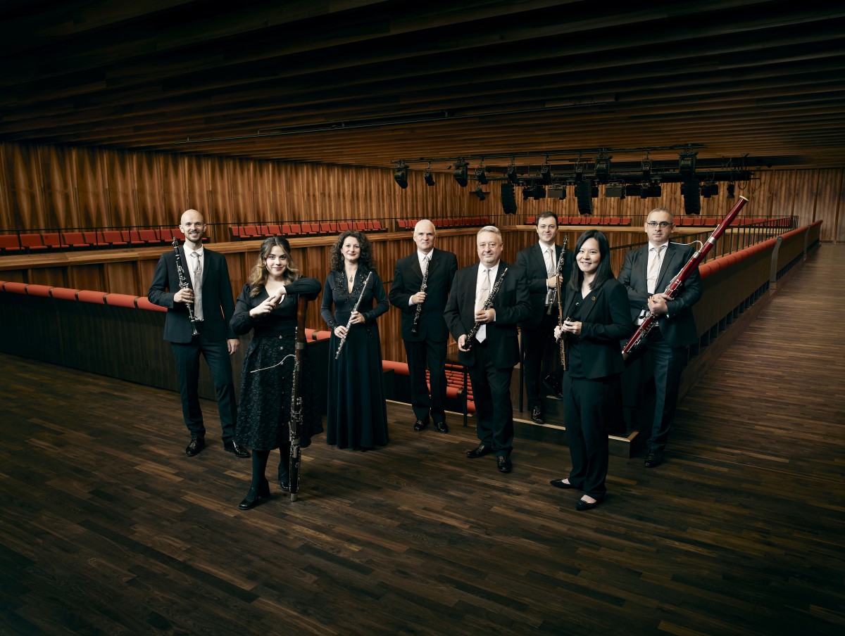 Gruppenbild der Holzbläsergruppe der Würth Philharmoniker